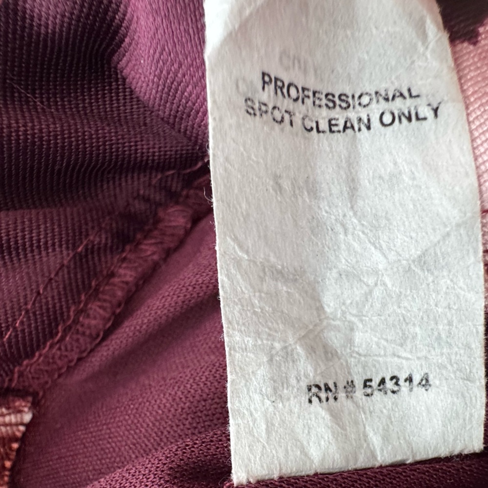 Windsor Floral Satin Cottagecore Maxi Skirt Burgundy Pink A-Line Balletcore Fall - Picture 6 of 7